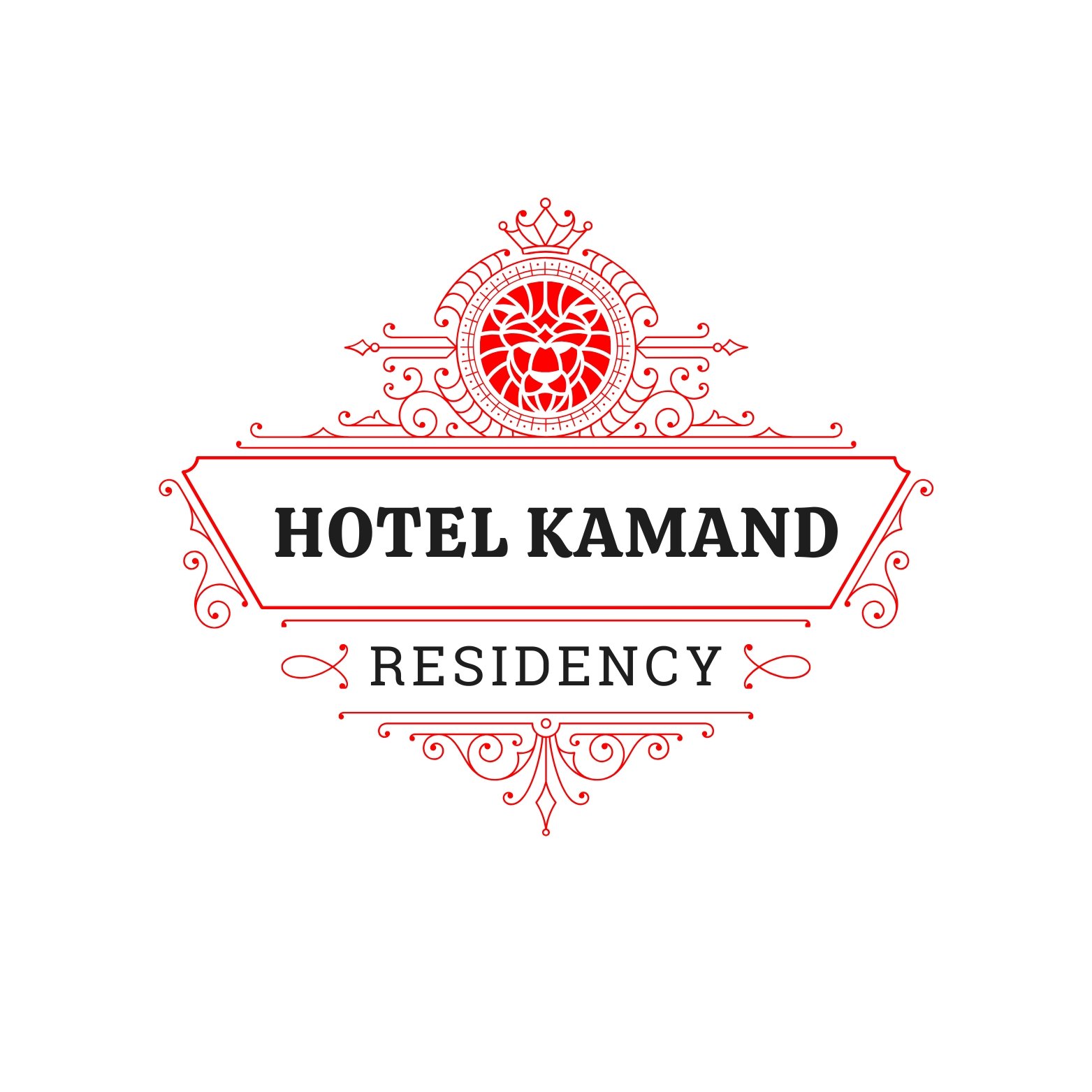Gold Vintage Ornament Residence Logo (1)